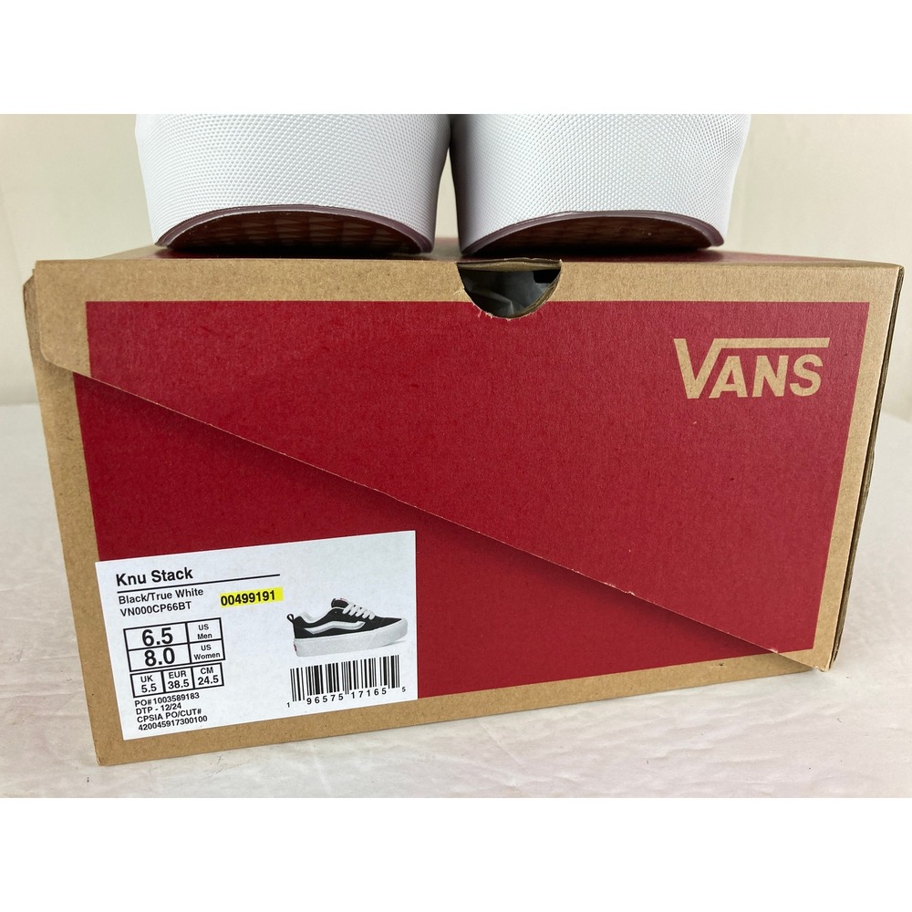 NIB Vans Knu Stack Platform Sneakers Women 8 Chunky Suede Grunge Goth Streetwear - Picture 14 of 15